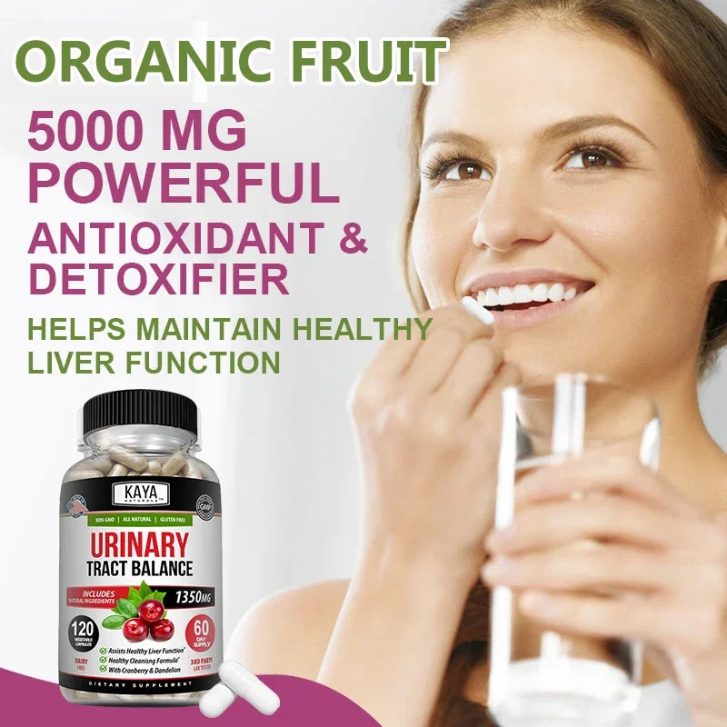 D-Mannose - Urinary Tract UT Cleanse & Bladder Health - Made with Cranberry, Hibiscus & Dandelion Root
