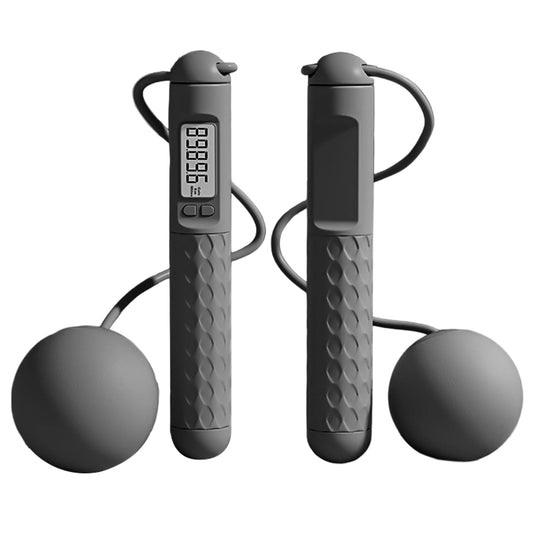 Ropeless Jump Rope Anti-Slip Cordless Skipping Rope Counting Smart Weight System Indoor Fitness Equipment Adjustable Digital