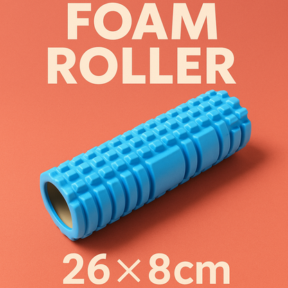 1Pc Foam Massage Roller, Hollow Yoga Column Fitness Equipment for Muscle Massage, Physiotherapy and Sports Rehabilitation, Rolle