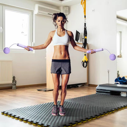 Ropeless Jump Rope Anti-Slip Cordless Skipping Rope Counting Smart Weight System Indoor Fitness Equipment Adjustable Digital